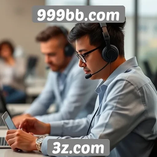 Suporte ao cliente do 999bb.com em foco